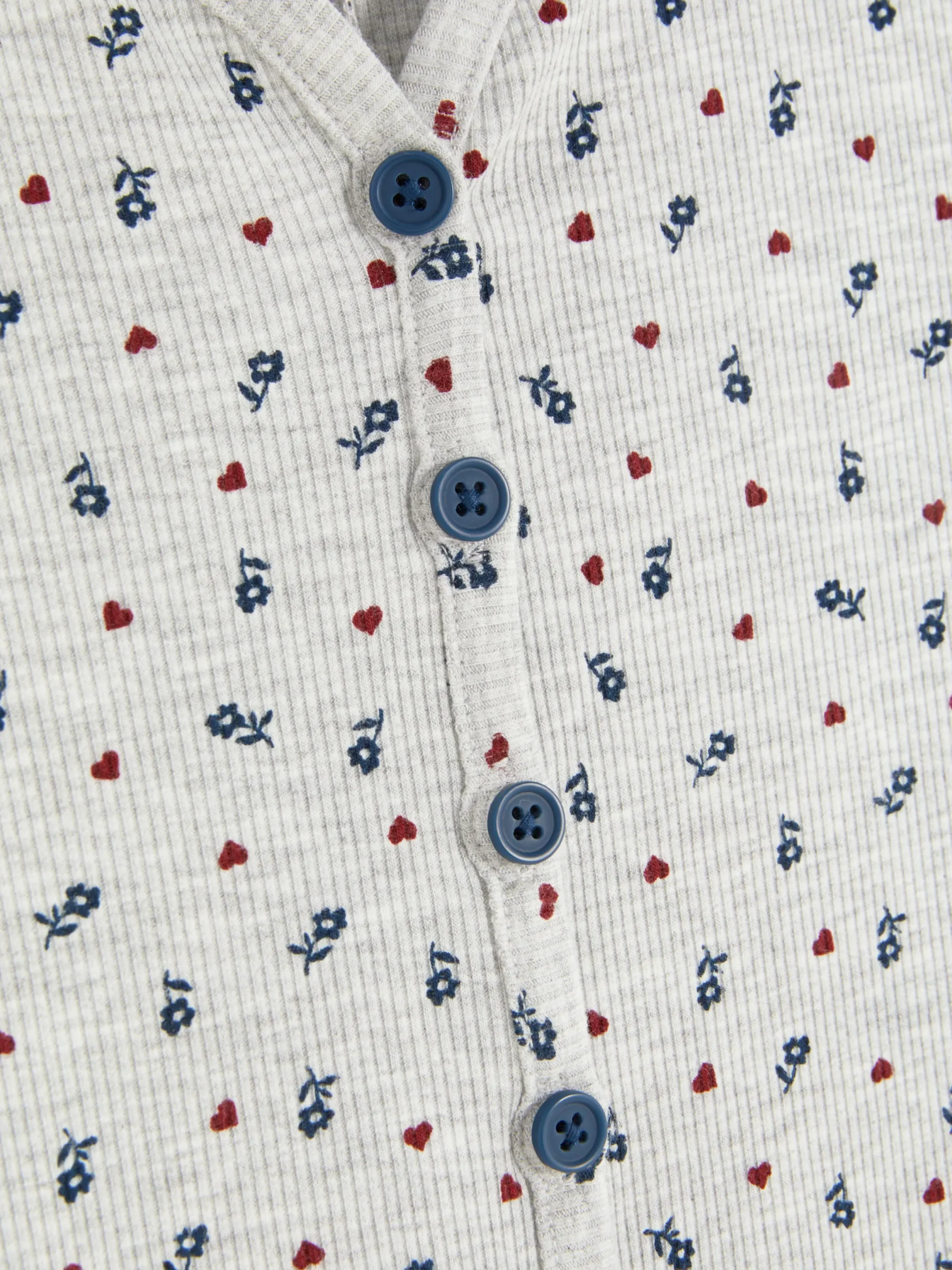 Mujer Primark Sets De Pijamas|Mono Corto De Pijama Acanalado Con Estampado Floral