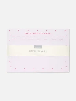 Niños Primark Cuadernos|Organizador Mensual A4 Con Estampado De Corazones