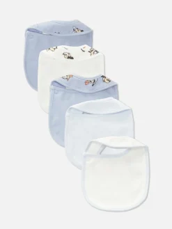Primark Habitación Bebé|Lactancia|Pack De 5 Baberos Mickey Mouse & Friends De Disney