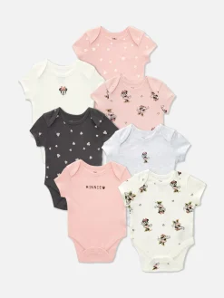 Primark Bodis Y Camisetas Sin Mangas|Pack De 7 Bodis Estampados De Minnie Mouse De Disney
