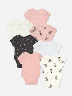 Primark Bodis Y Camisetas Sin Mangas|Pack De 7 Bodis Estampados De Minnie Mouse De Disney