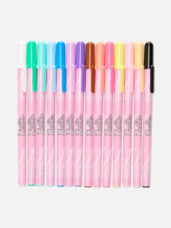 Niños Primark Bolígrafos Y Lápices|Pack De 14 Bolígrafos De Gel Perfumados De Barbie