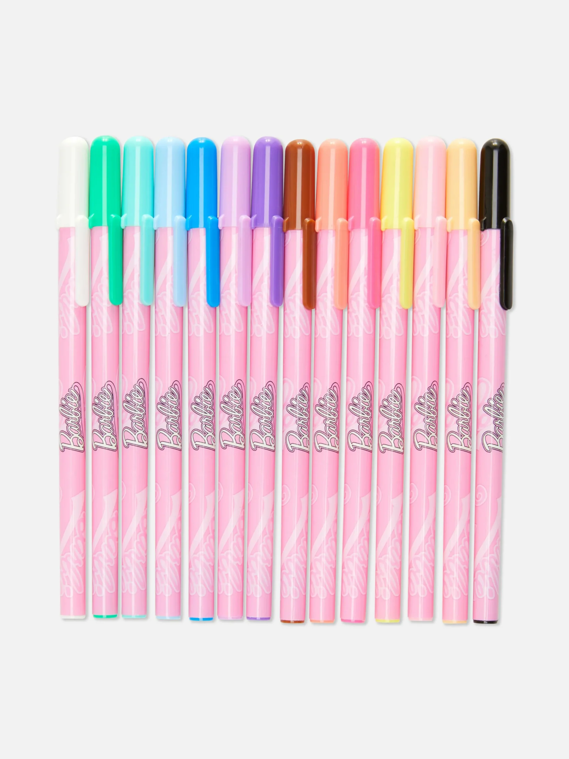 Niños Primark Bolígrafos Y Lápices|Pack De 14 Bolígrafos De Gel Perfumados De Barbie