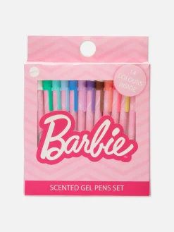 Niños Primark Bolígrafos Y Lápices|Pack De 14 Bolígrafos De Gel Perfumados De Barbie