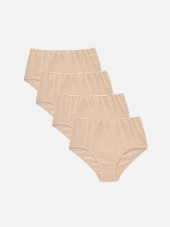 Mujer Primark Bragas|Pack De 4 Braguitas Altas Básicas
