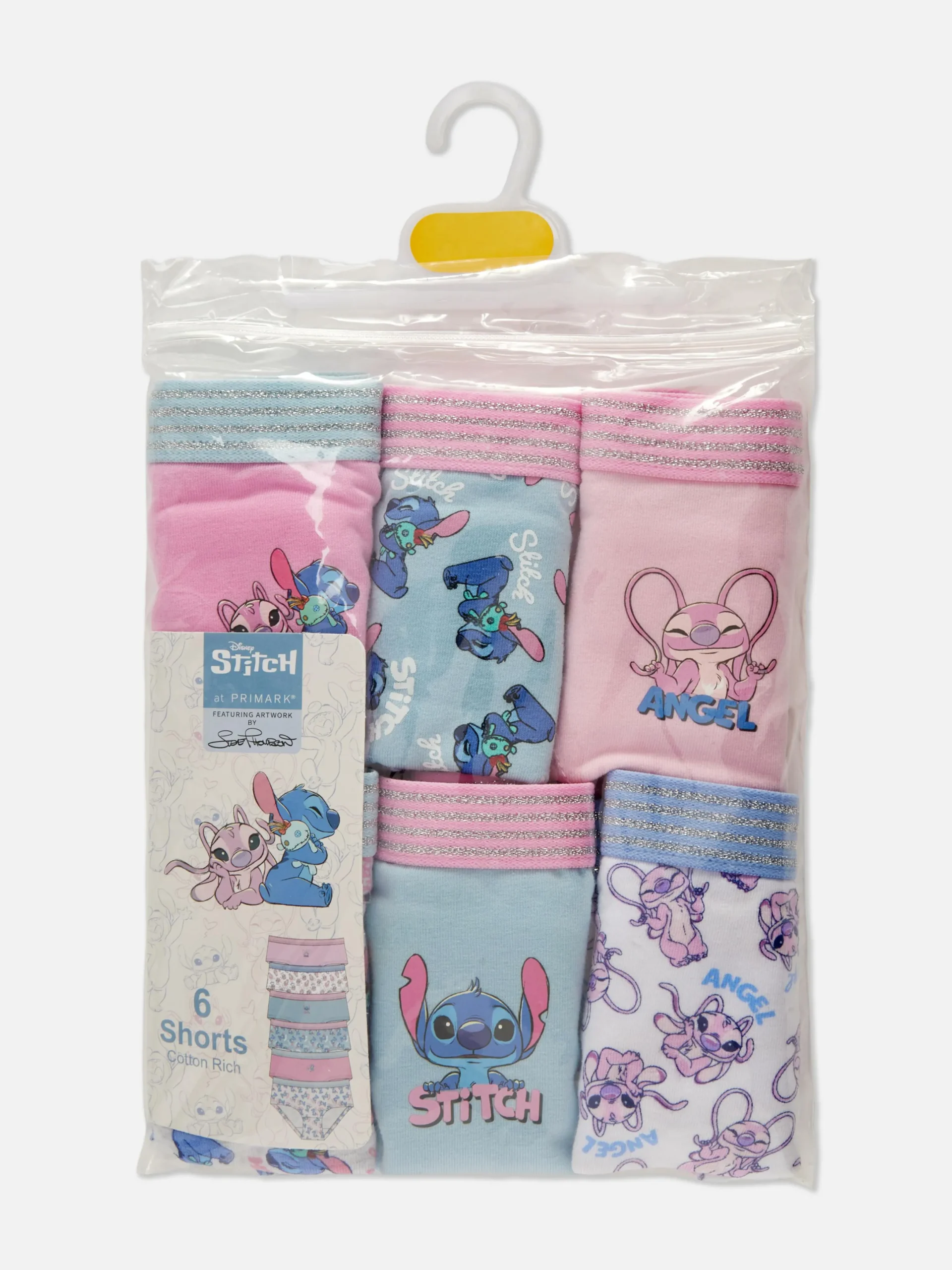 Niños Primark Ropa Interior|Pack De 6 Braguitas Bajas De Stitch De Disney