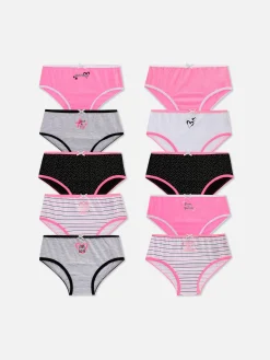 Niños Primark Ropa Interior|Pack De 10 Braguitas Con Estampado Gráfico