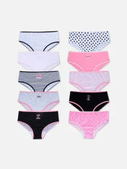 Niños Primark Ropa Interior|Pack De 10 Braguitas Con Mensajes Estampados