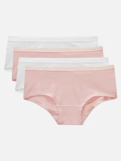 Niños Primark Ropa Interior|Pack De 4 Braguitas De Talle Bajo De Primera Calidad