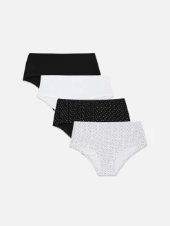 Mujer Primark Bragas|Pack De 4 Braguitas De Tiro Medio