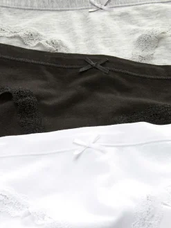 Mujer Primark Bragas|Pack De 3 Braguitas Mini Con Ribete De Encaje