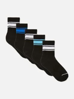 Niños Primark Calcetines|Pack De 5 Calcetines Deportivos A Rayas