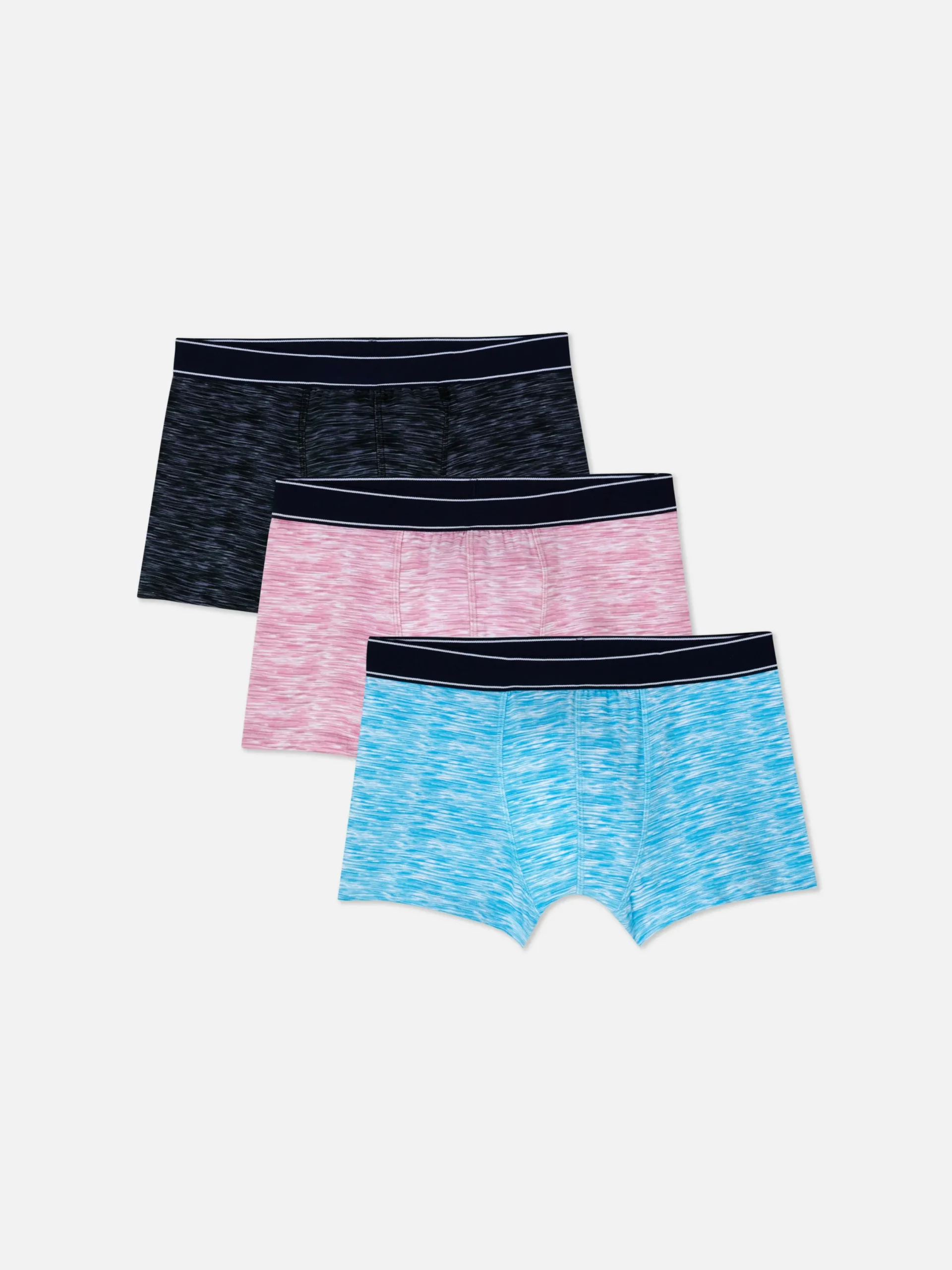 Hombre Primark Ropa Interior|Pack De 3 Calzoncillos Bóxer Con Estampado Space Dye