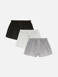 Hombre Primark Ropa Interior|Pack De 3 Calzoncillos Bóxer A Cuadros Básicos
