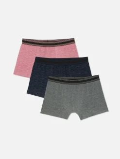 Hombre Primark Ropa Interior|Pack De 3 Calzoncillos Bóxer De Algodón De Space Dye