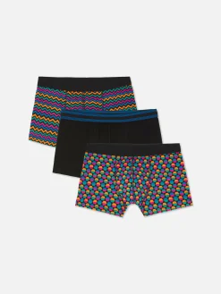 Hombre Primark Ropa Interior|Pack De 3 Calzoncillos Con Motivos Geométricos