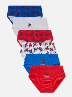 Niños Primark Ropa Interior|Pack De 6 Calzoncillos De Spider-Man De Marvel