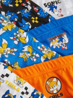 Niños Primark Ropa Interior|Pack De 6 Calzoncillos De Sonic, El Erizo