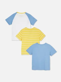Niños Primark Tops Y Camisetas|Pack De 3 Camisetas De Manga Corta Surtidas