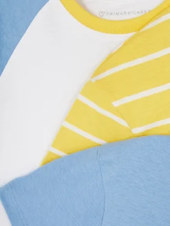 Niños Primark Tops Y Camisetas|Pack De 3 Camisetas De Manga Corta Surtidas