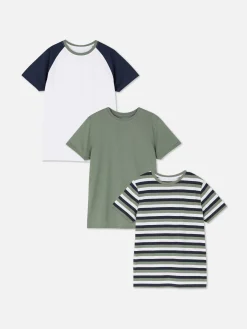 Niños Primark Tops Y Camisetas|Pack De 3 Camisetas De Manga Corta