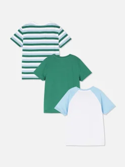 Niños Primark Tops Y Camisetas|Pack De 3 Camisetas De Manga Corta