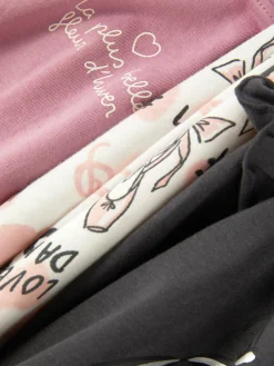 Niños Primark Tops Y Camisetas|Pack De 3 Camisetas Gráficas De Manga Larga