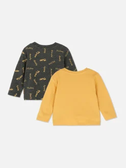 Primark Tops Y Camisetas|Pack De 2 Camisetas Gráficas De Goofy De Disney