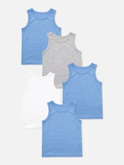 Niños Primark Ropa Interior|Pack De 5 Camisetas Sin Mangas