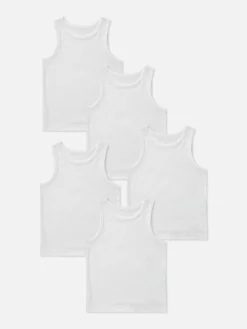 Niños Primark Ropa Interior|Pack De 5 Camisetas Sin Mangas Básicas