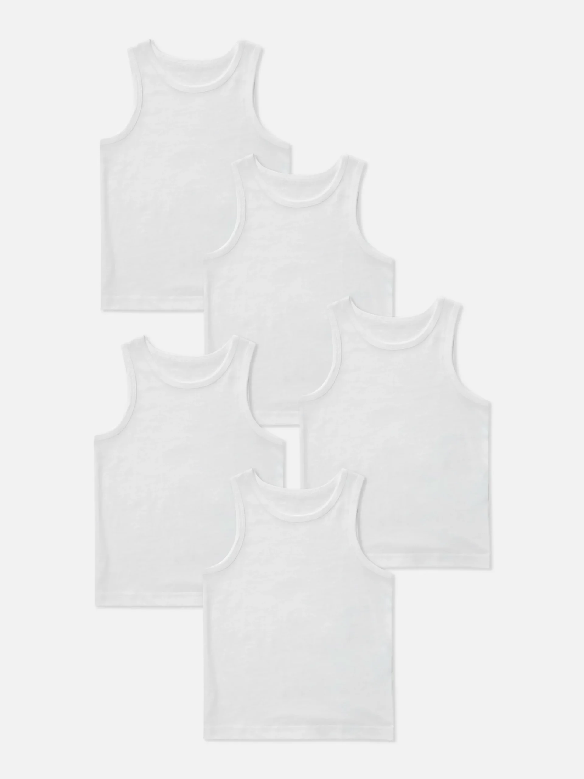 Niños Primark Ropa Interior|Pack De 5 Camisetas Sin Mangas Básicas