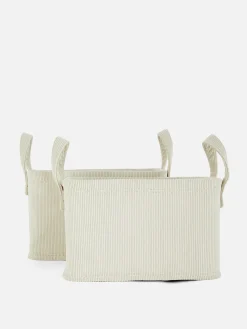 Primark Cajas Y Cestas|Pack De 2 Cestas De Almacenamiento Anidadas