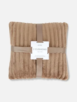 Primark Cojines Y Fundas|Pack De 2 Cómodos Cojines Acanalados