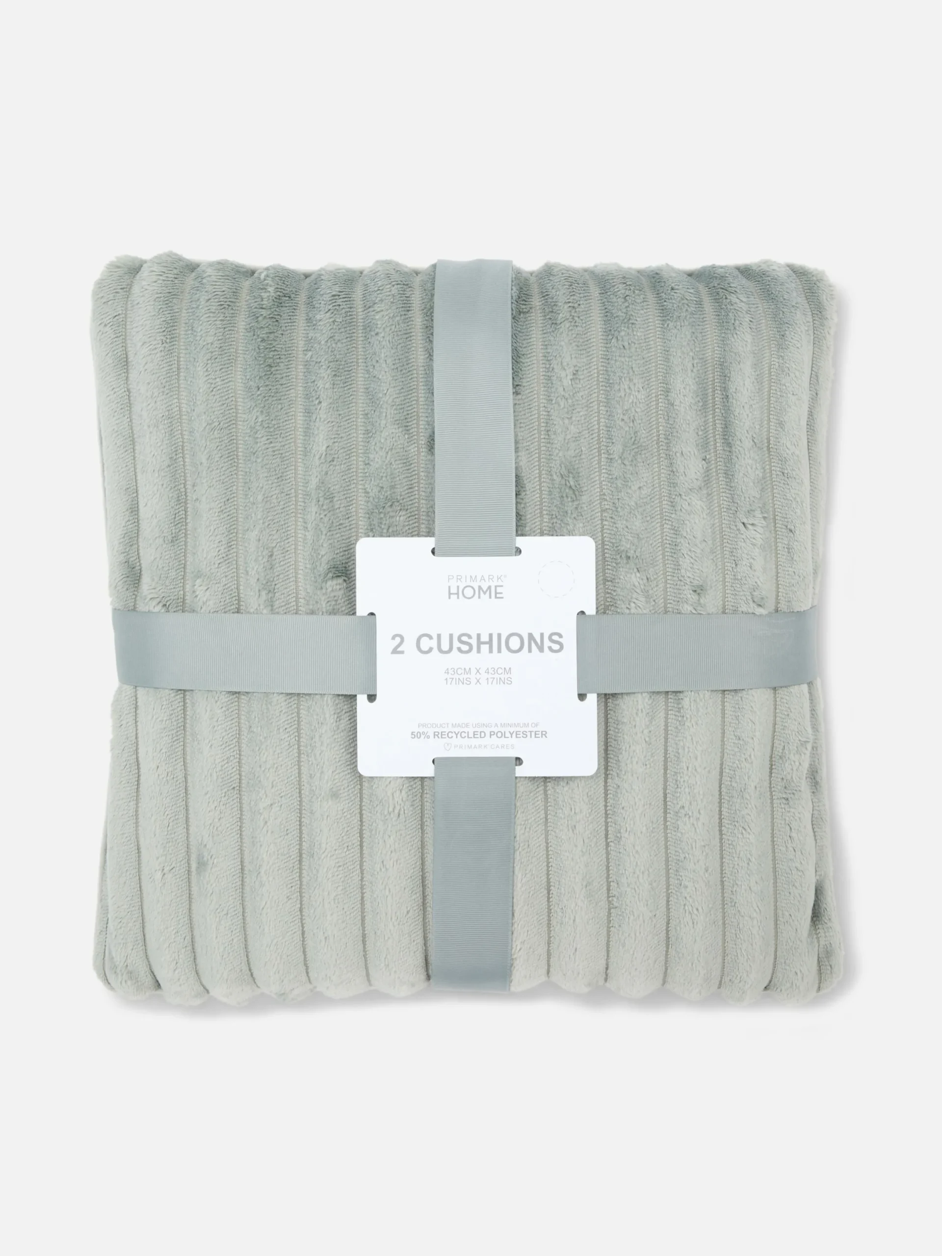 Primark Cojines Y Fundas|Pack De 2 Cómodos Cojines Acanalados