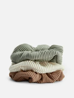 Mujer Primark Accesorios Para El Pelo|Pack De 3 Coleteros Acanalados