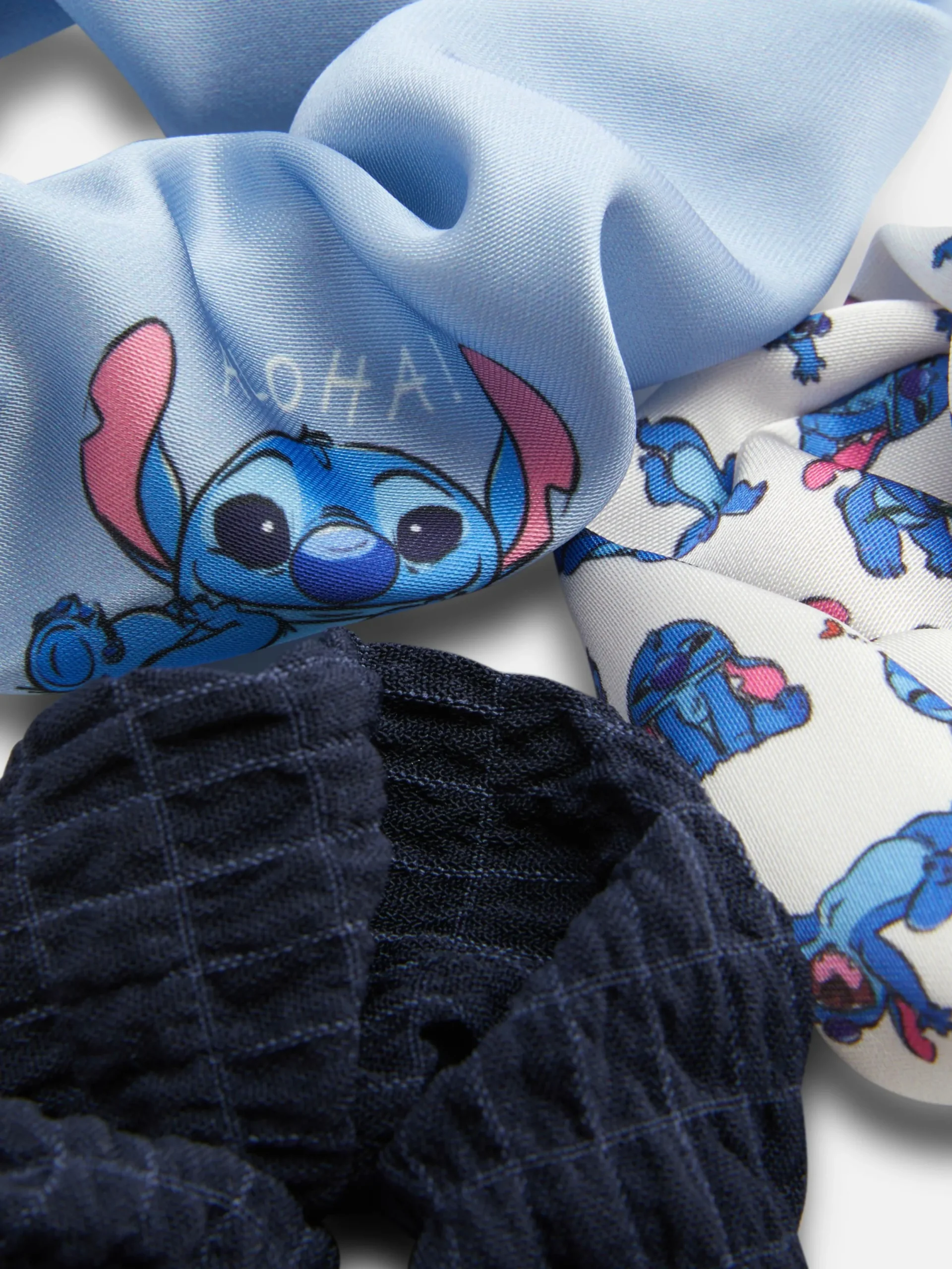 Mujer Primark Accesorios Para El Pelo|Pack De 3 Coleteros De Stitch De Disney