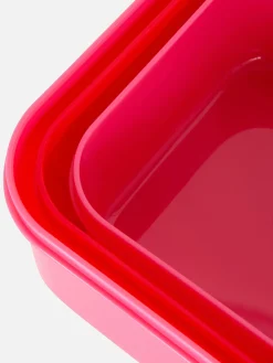 Primark Batería De Cocina Y Repostería|Pack De 3 Fiambreras De Hello Kitty