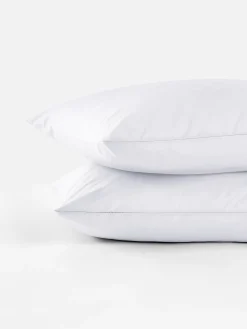 Primark Sábanas Y Fundas De Almohada|Pack De 2 Fundas De Almohada Blancas Essential