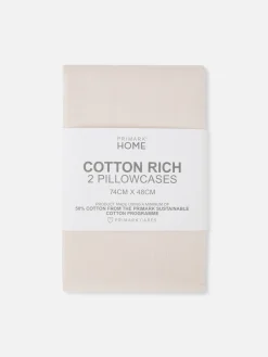 Primark Sábanas Y Fundas De Almohada|Pack De 2 Fundas De Almohada Básicas