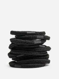 Mujer Primark Accesorios Para El Pelo|Pack De 12 Gomas De Pelo Gruesas