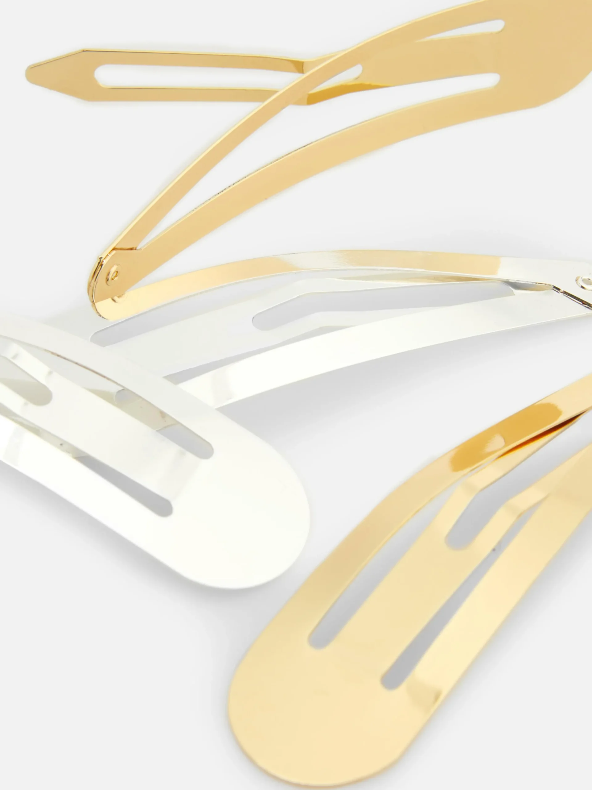 Mujer Primark Accesorios Para El Pelo|Pack De 4 Horquillas A Presión Metálicas