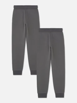Niños Primark Pantalones De Chándal|Pack De 2 Joggers Con Bajos Ajustados Niño Mayor