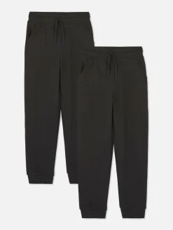 Niños Primark Pantalones De Chándal|Pack De 2 Joggers Con Cordón Para Niños Mayores