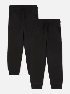 Niños Primark Pantalones De Chándal|Pack De 2 Joggers Con Cordón Para Niños Pequeños