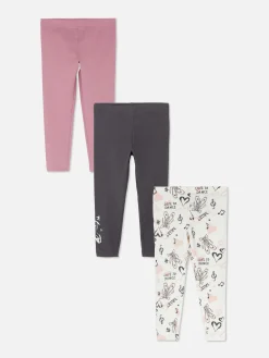 Niños Primark Pantalones Y Leggings|Pack De 3 Leggings Estampados Surtidos