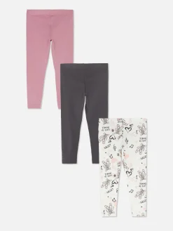Niños Primark Pantalones Y Leggings|Pack De 3 Leggings Estampados Surtidos