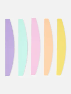 Primark Tratamientos Para Las Uñas|Pack De 5 Limas De Uñas Curvas De PS...