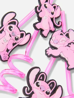 Primark Cubertería Y Utensilios|Pack De 4 Pajitas Con Espirales De Disney