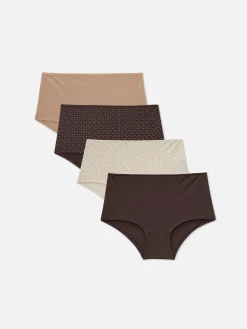 Mujer Primark Bragas|Pack De 4 Pantalones Cortos Para El Día A Día