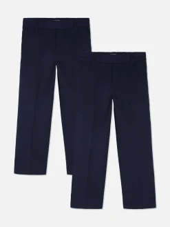 Niños Primark Pantalón|Pack De 2 Pantalones Escolares Para Niño Pequeño